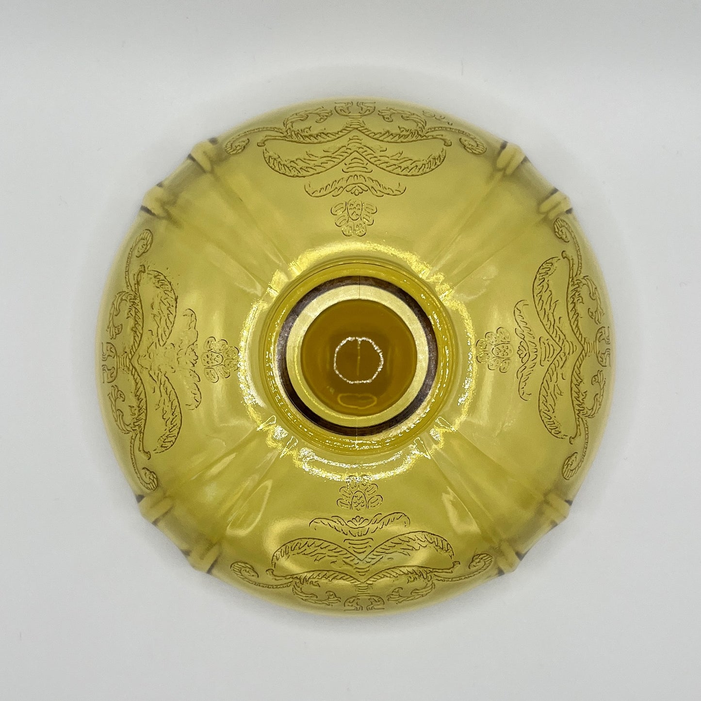Federal Glass Amber Madrid Depression Glass Butter Dish with Dome Lid – 1930s Vintage